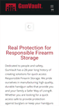 Mobile Screenshot of gunvault.com